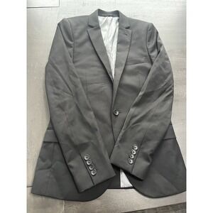 Men's Top Shop Topman Black Slim Cut Blazer Sport Coat Size 34 $109 Retail